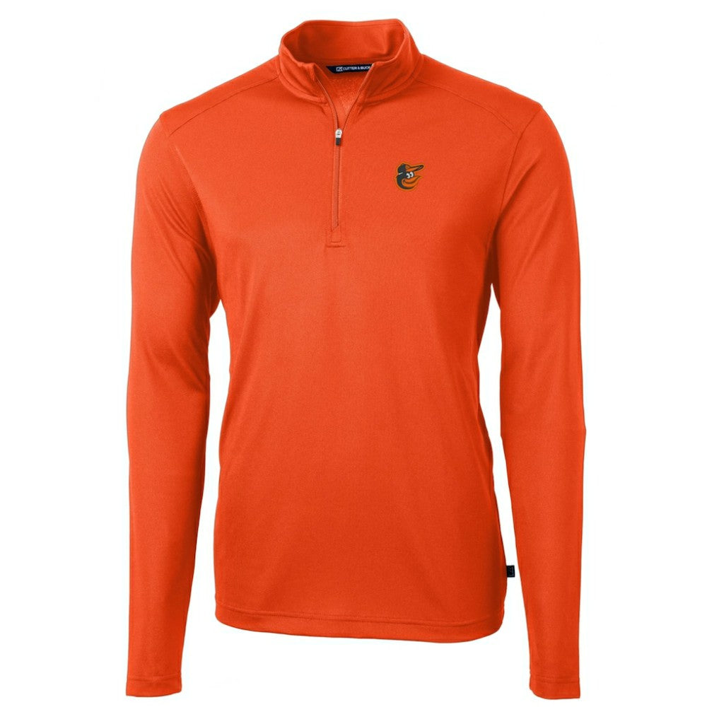 Baltimore Orioles Cutter & Buck Virtue Eco Pique Recycled Quarter-Zip Pullover Top Near Me