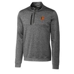 Baltimore Orioles Cutter & Buck Stealth Heathered Quarter-Zip Pullover Top Near Me