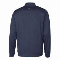 Cleveland Guardians Cutter & Buck Stealth Heathered Quarter-Zip Pullover Top Sale
