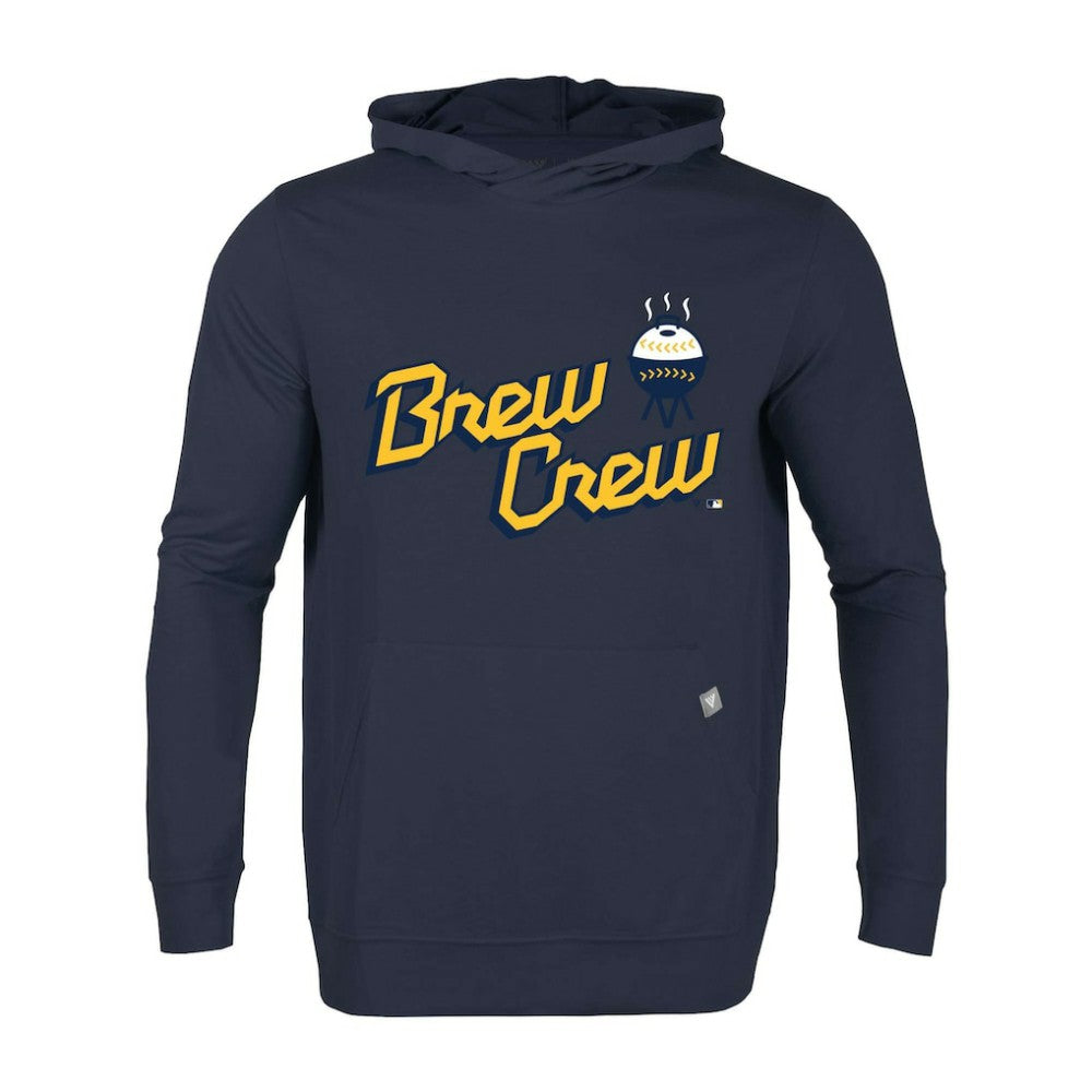 Milwaukee Brewers Levelwear City Connect Relay Core Logo Pullover Hoodie Sale