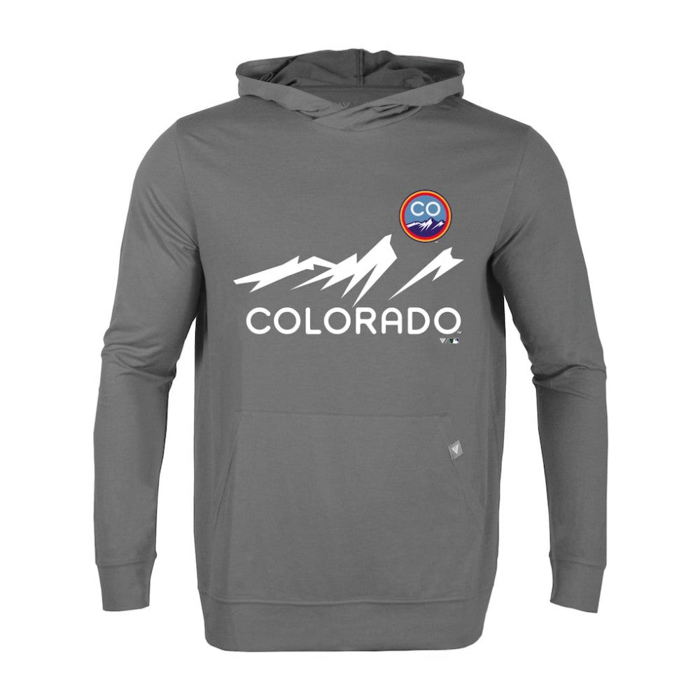 Colorado Rockies Levelwear City Connect Relay Core Logo Pullover Hoodie Sale