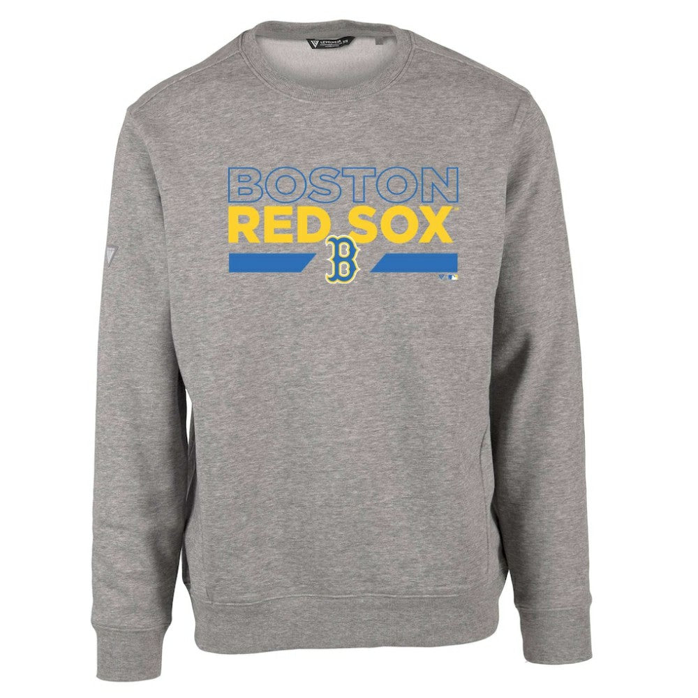 Boston Red Sox Levelwear City Connect Zane No Hitter Pullover Sweatshirt for sale