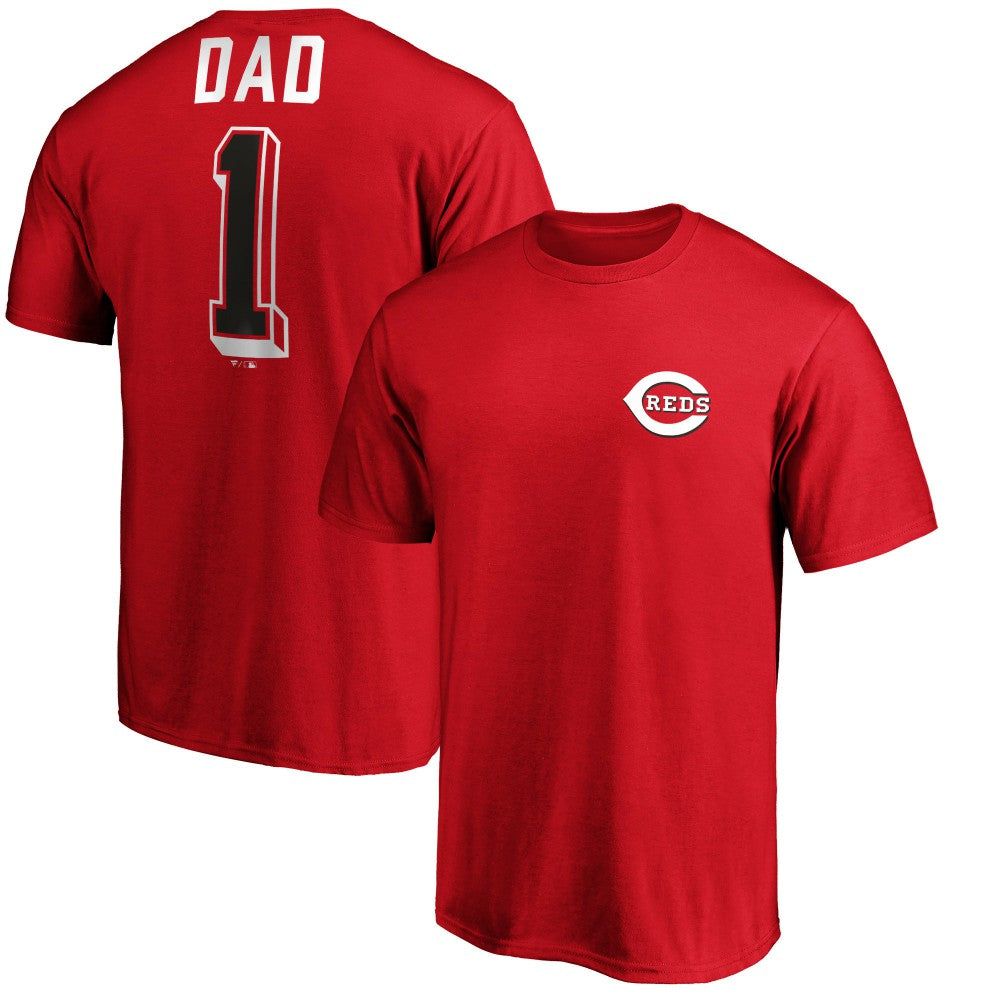 Cincinnati Reds Number One Dad T-Shirt Discount