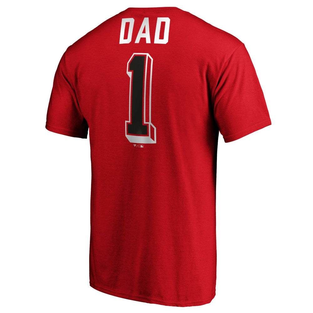 Cincinnati Reds Number One Dad T-Shirt Discount
