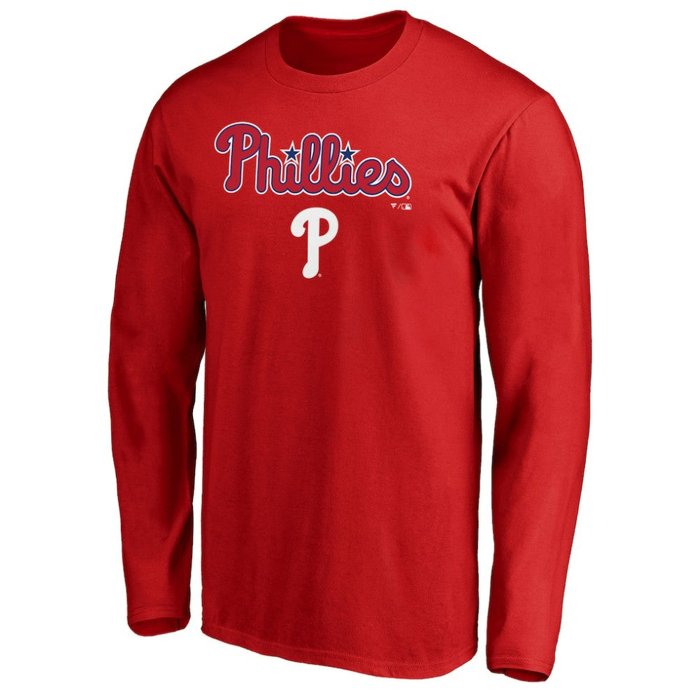 Philadelphia Phillies Team Lockup Long Sleeve T-Shirt - for sale