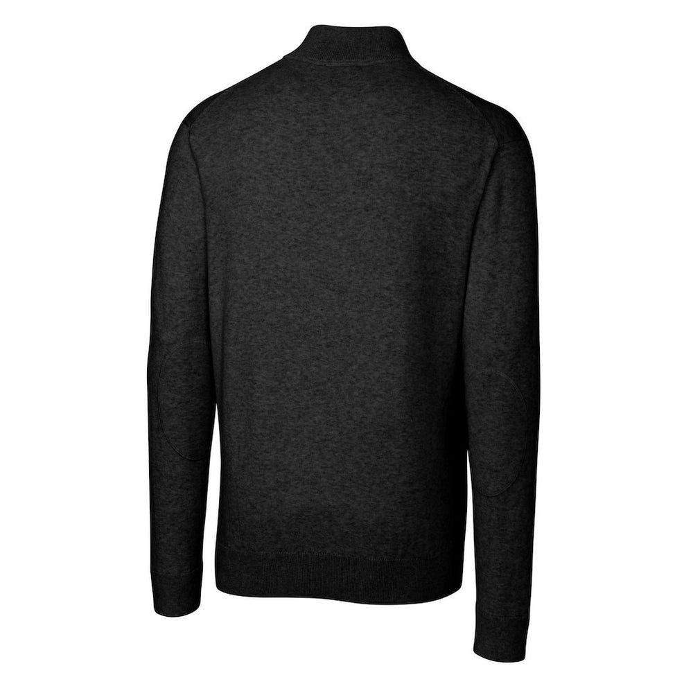 Pittsburgh Steelers Cutter & Buck Helmet Lakemont Tri-Blend Quarter-Zip Pullover Sweater - Black - NFL