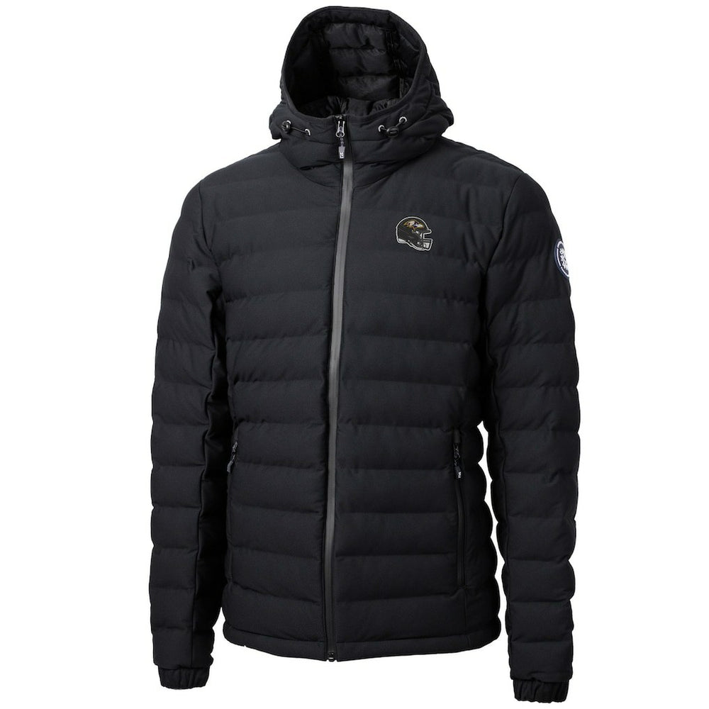 Baltimore Ravens Cutter & Buck Helmet Mission Ridge Repreve Eco Insulated Puffer Full-Zip Jacket - Black - NFL