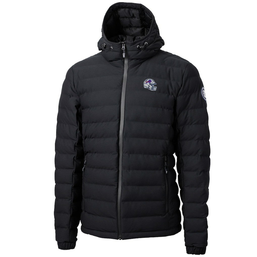 Buffalo Bills Cutter & Buck Helmet Mission Ridge Repreve Eco Insulated Puffer Full-Zip Jacket - Black - NFL