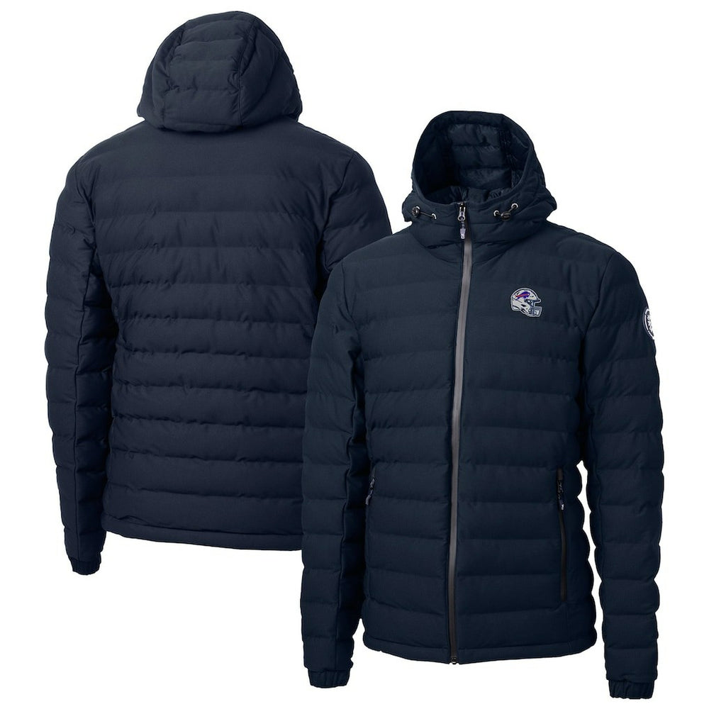 Buffalo Bills Cutter & Buck Helmet Mission Ridge Repreve Eco Insulated Puffer Full-Zip Jacket - Navy - NFL