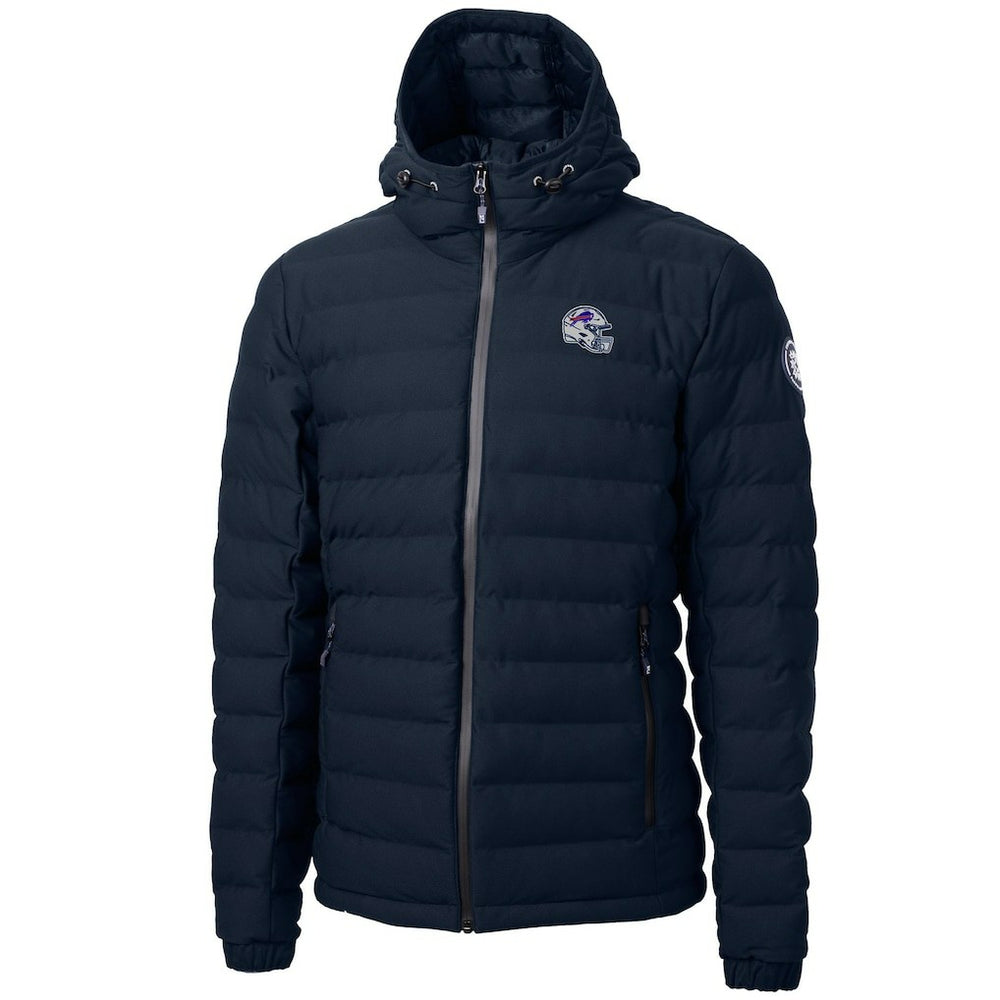 Buffalo Bills Cutter & Buck Helmet Mission Ridge Repreve Eco Insulated Puffer Full-Zip Jacket - Navy - NFL