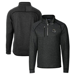 Baltimore Ravens Cutter & Buck Helmet Mainsail Sweater-Knit Half-Zip Pullover Jacket - Charcoal - NFL