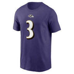 Odell Beckham Jr. Baltimore Ravens Player Name & Number T-Shirt - Purple - Nike