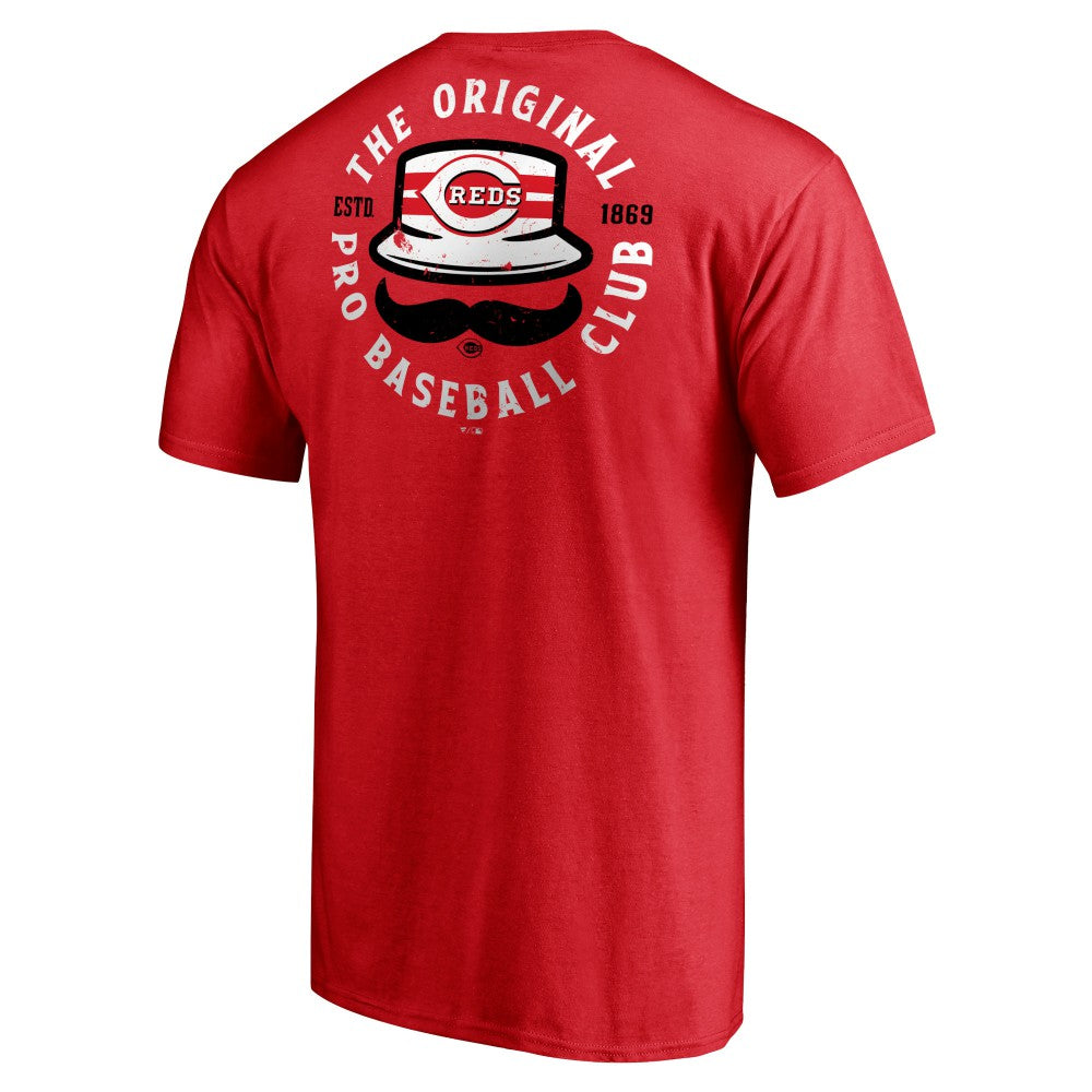 Cincinnati Reds Hometown Collection Stache T-Shirt Outlet