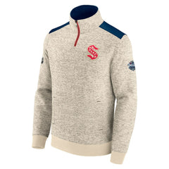 Seattle Kraken Fanatics 2024 NHL Winter Classic Authentic Pro Fleece Quarter-Zip Pullover Top - Deep Sea Blue/Cream | Fanatics on sale