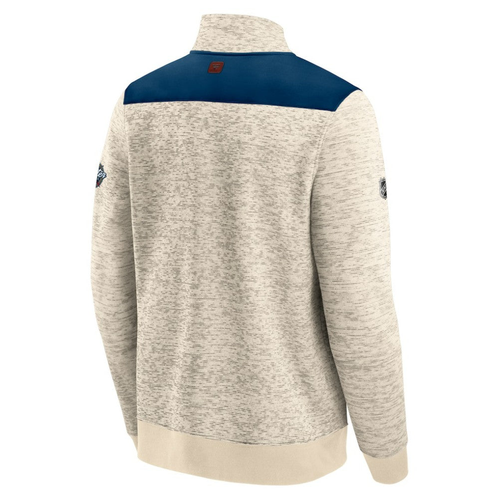 Seattle Kraken Fanatics 2024 NHL Winter Classic Authentic Pro Fleece Quarter-Zip Pullover Top - Deep Sea Blue/Cream | Fanatics on sale