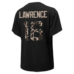 Trevor Lawrence Jacksonville Jaguars Majestic Threads Women's Leopard Player Name & Number T-Shirt - Black - NFL