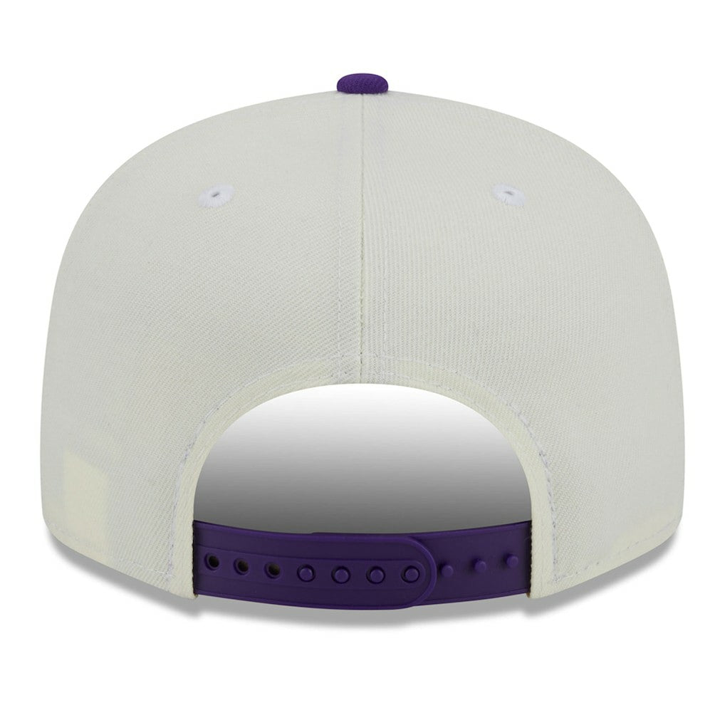 Minnesota Vikings New Era City Originals 9FIFTY Snapback Hat - Cream/Purple - NFL
