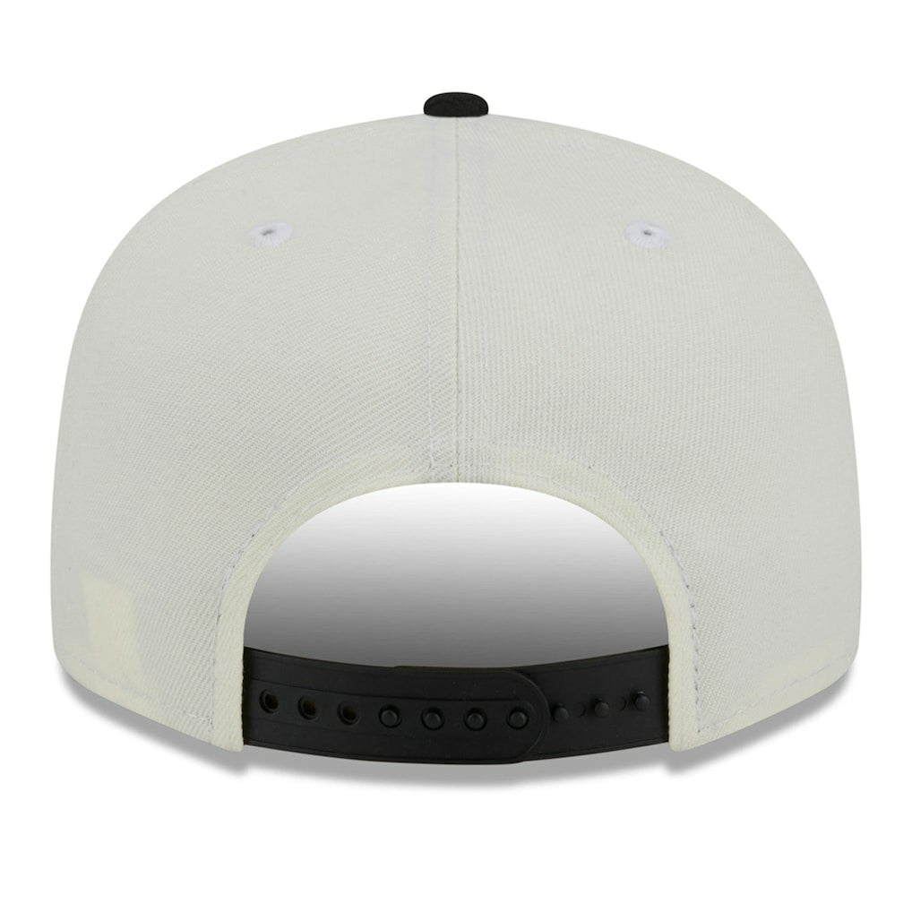 Pittsburgh Steelers New Era City Originals 9FIFTY Snapback Hat - Cream/Black - NFL