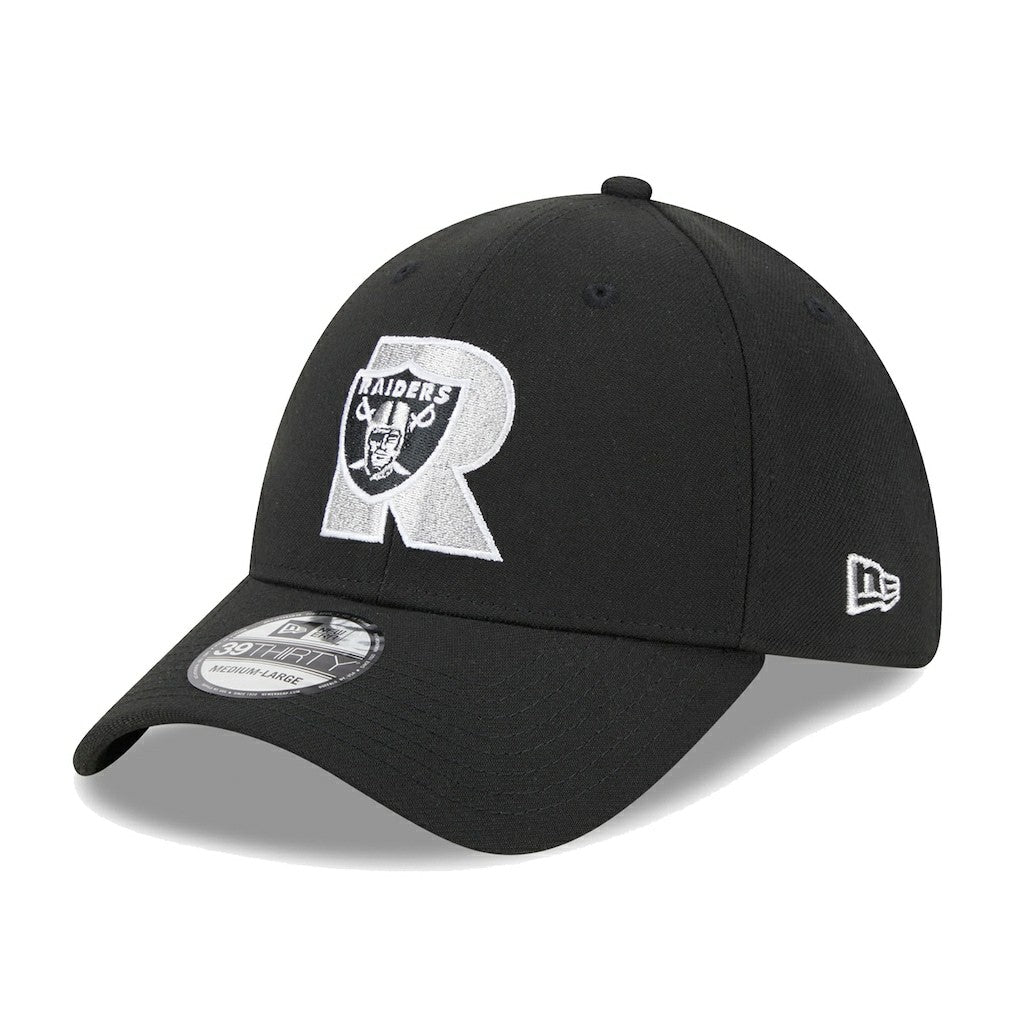 Las Vegas Raiders New Era City Originals 39THIRTY Flex Hat - Black - NFL