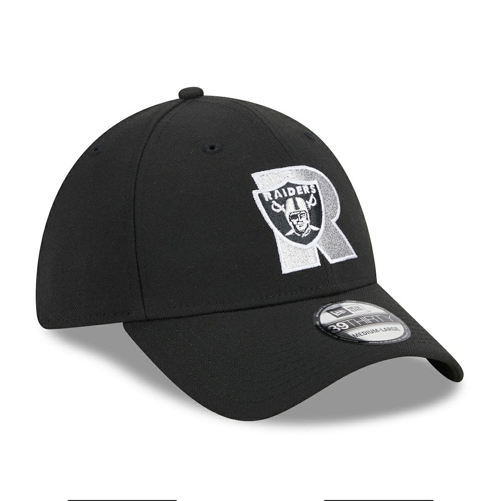 Las Vegas Raiders New Era City Originals 39THIRTY Flex Hat - Black - NFL