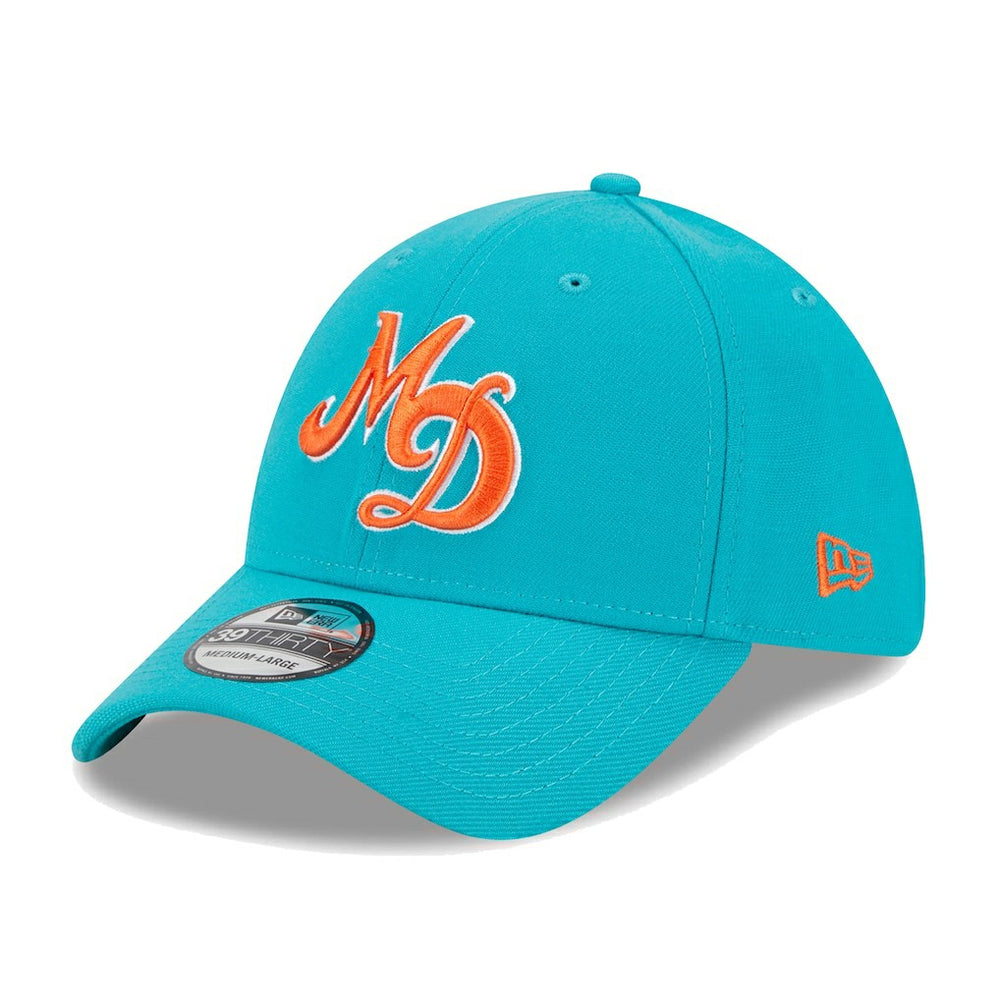 Miami Dolphins New Era City Originals 39THIRTY Flex Hat - Aqua - NFL