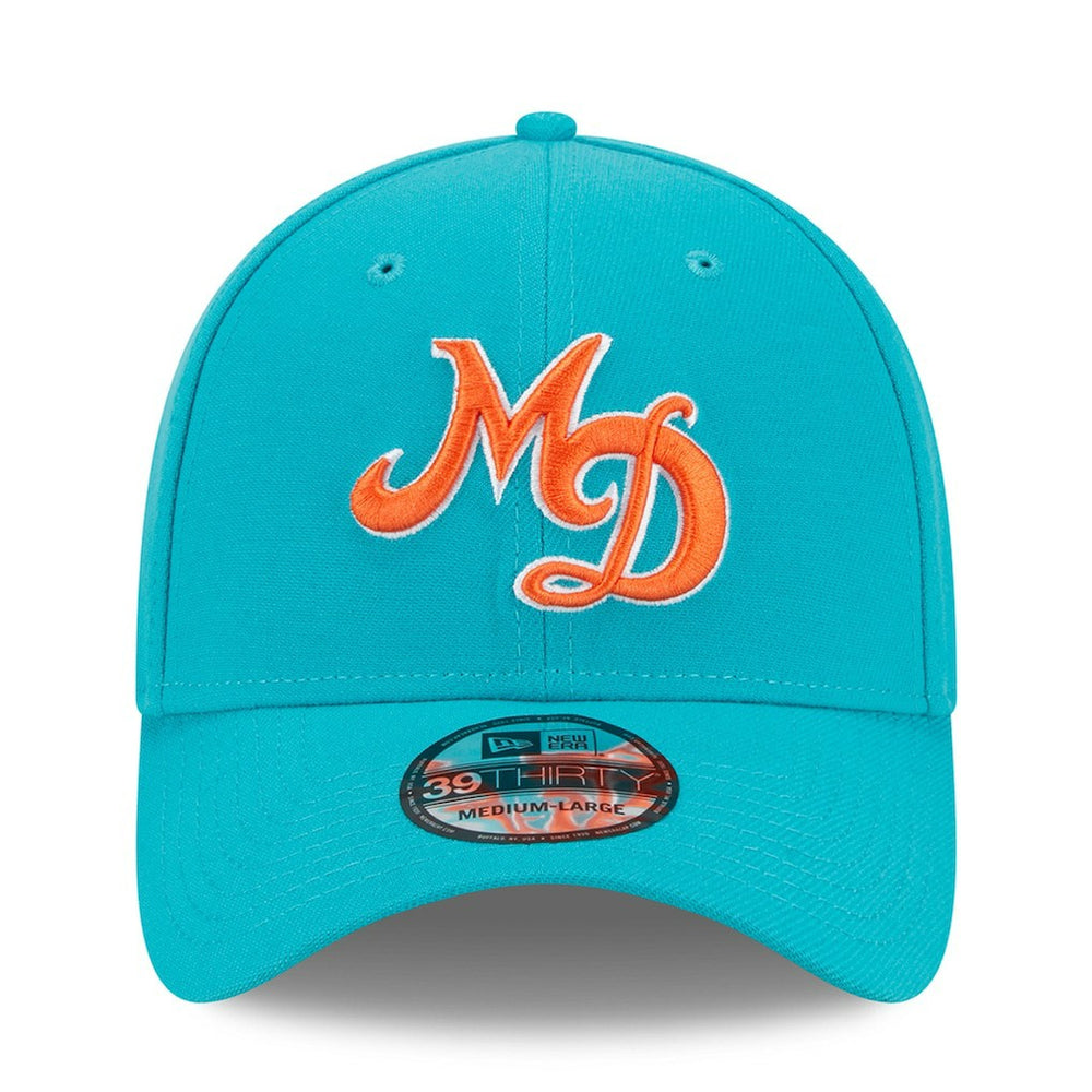 Miami Dolphins New Era City Originals 39THIRTY Flex Hat - Aqua - NFL