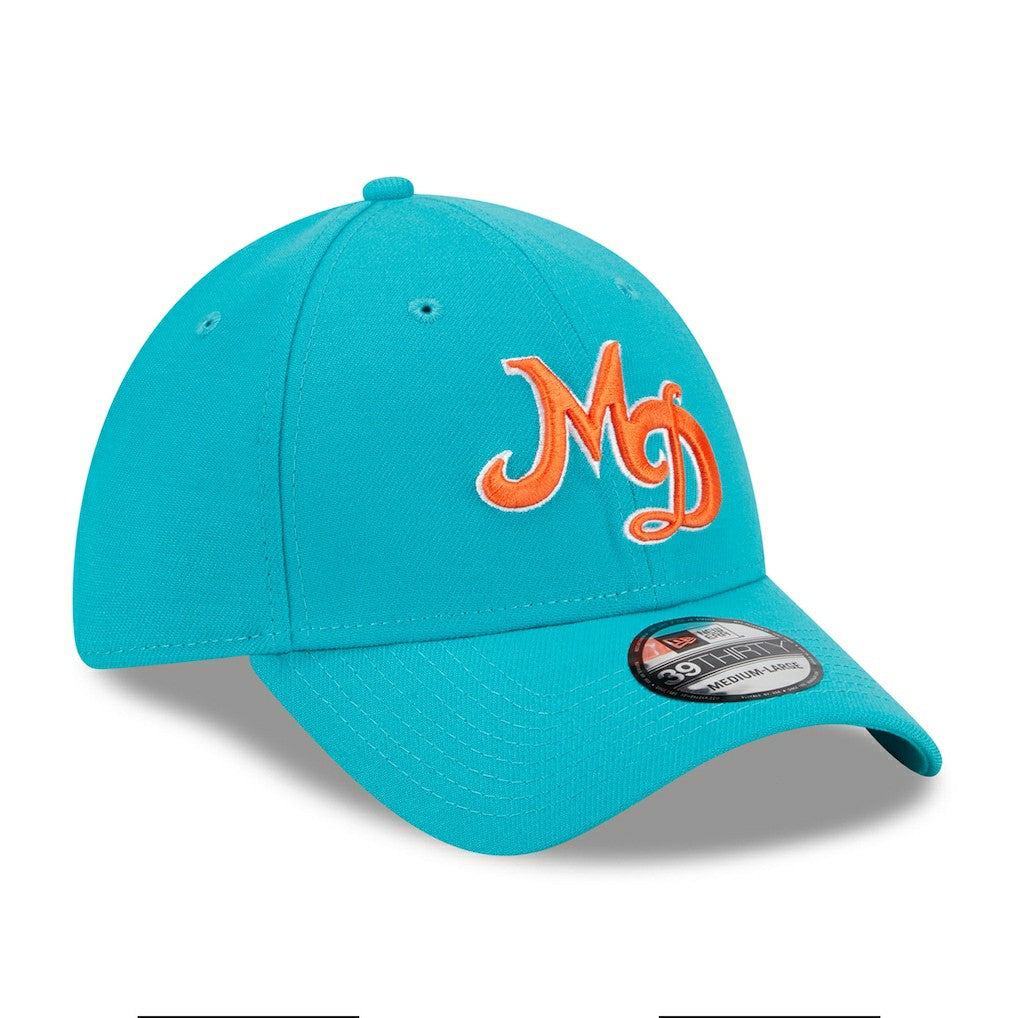 Miami Dolphins New Era City Originals 39THIRTY Flex Hat - Aqua - NFL