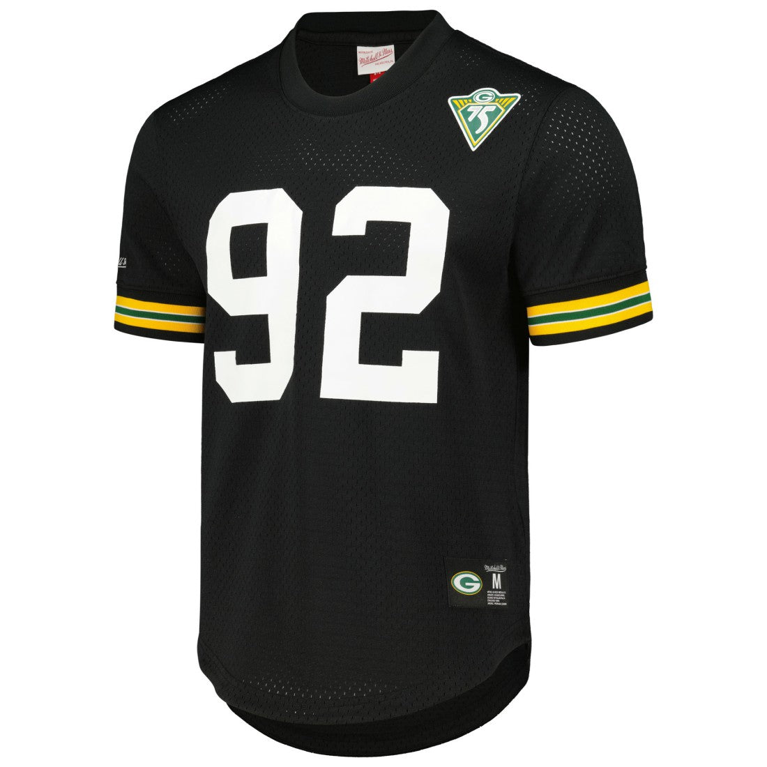 Reggie White Green Bay Packers Retired Player Name and Number Mesh Top - Black - Mitchell & Ness