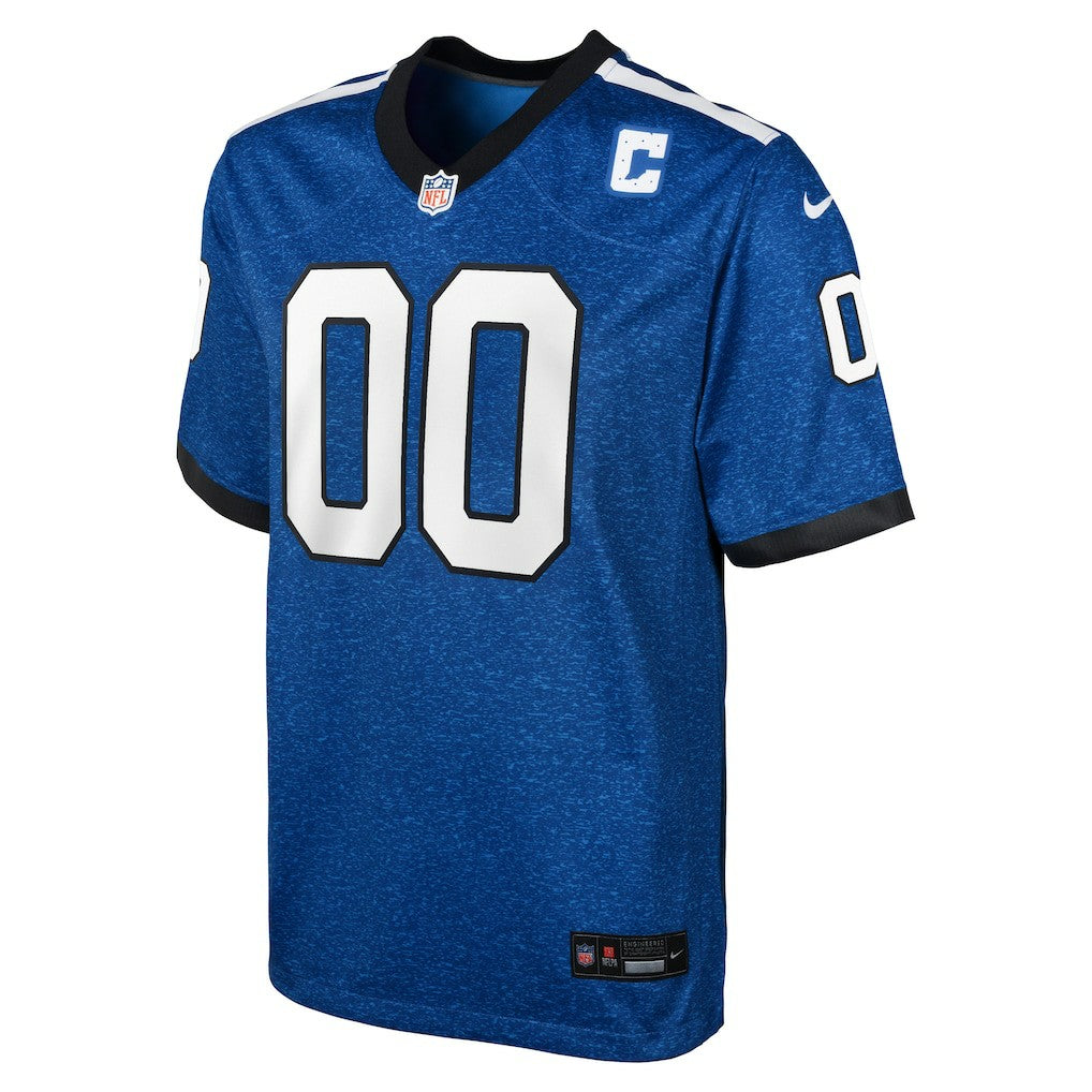 Indianapolis Colts Youth Indiana Nights Alternate Custom Game Jersey - Blue - Nike