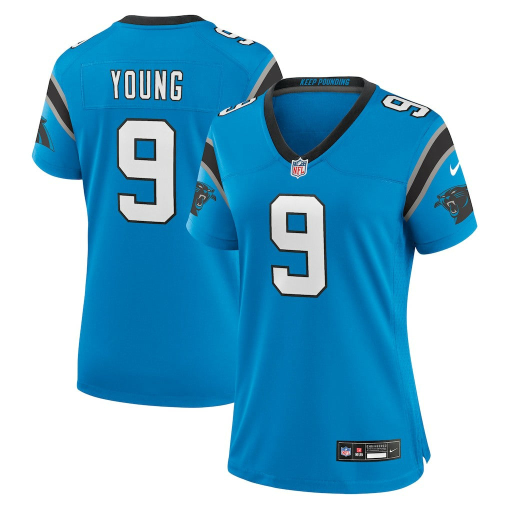 Bryce Young Carolina Panthers Women's Player Jersey - Blue - Nike