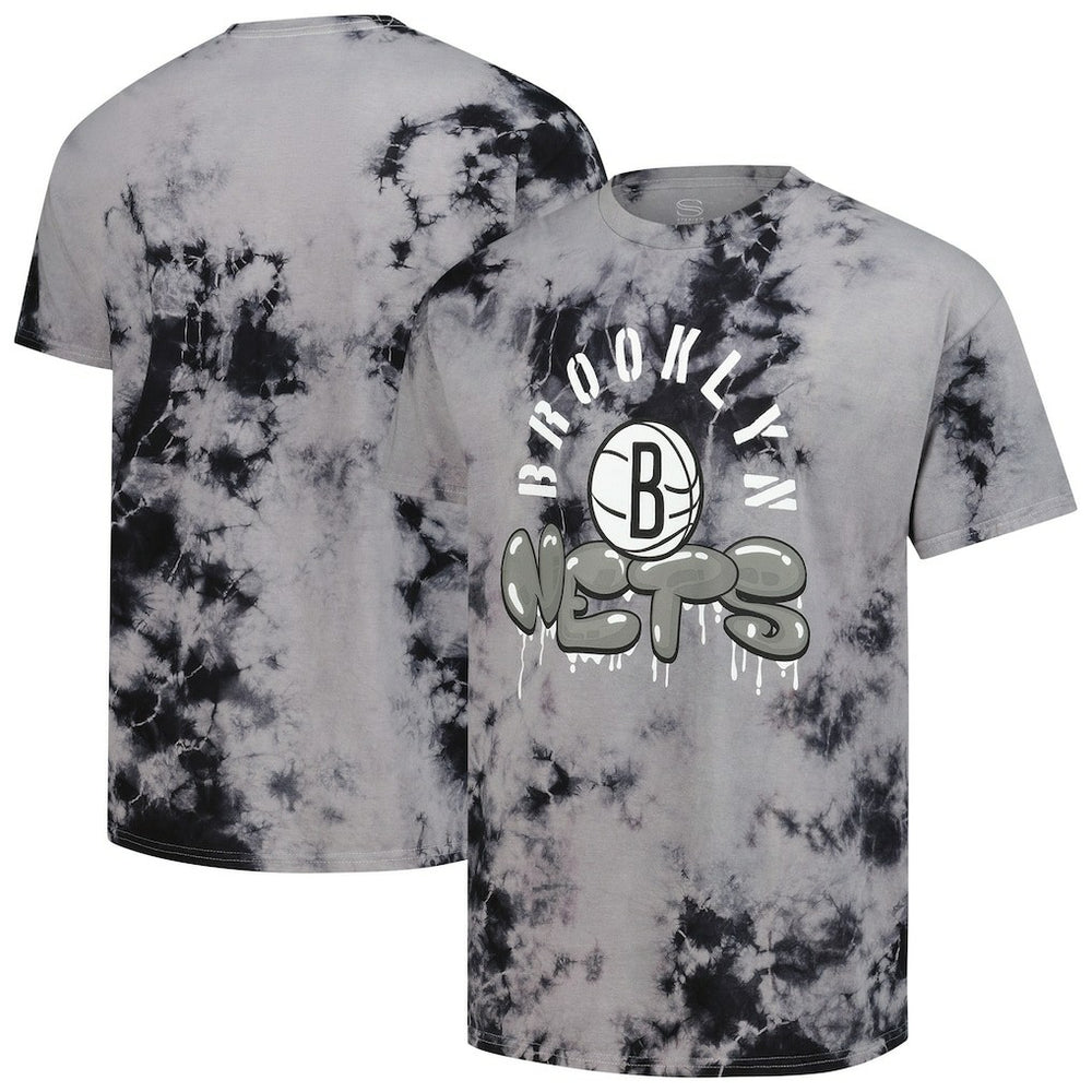 Brooklyn Nets Stadium Essentials Unisex Street Art Dark Crystal Washed T-Shirt Charcoal