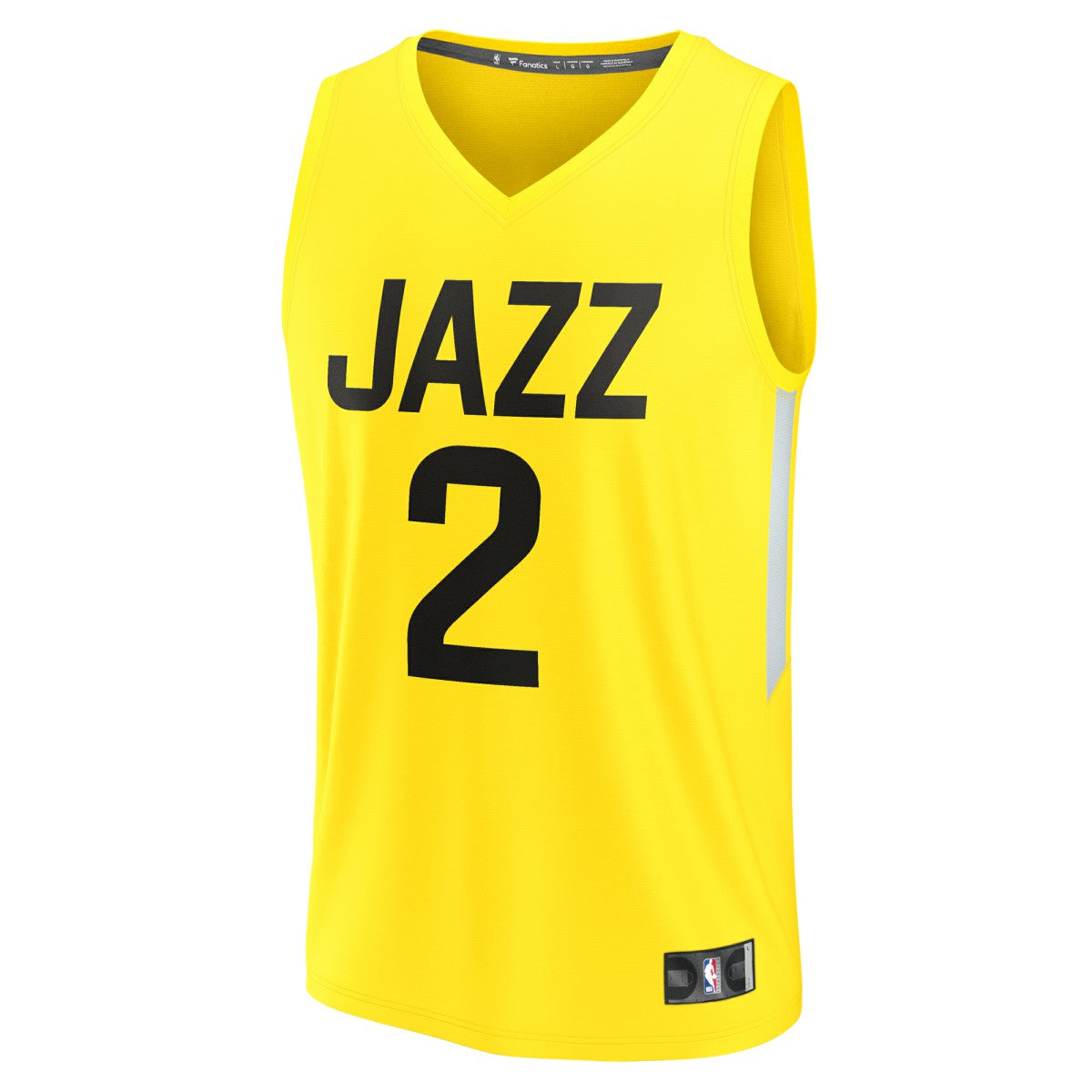 Fanatics Collin Sexton Utah Jazz Youth Fast Break Player Jersey Icon Edition Yellow