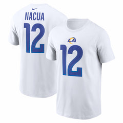Puka Nacua Los Angeles Rams Player Name & Number T-Shirt - White - Nike