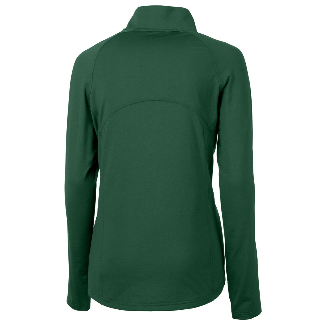 Green Bay Packers Cutter & Buck Women's Helmet Logo Adapt Eco Knit Stretch Recycled Half-Zip Pullover Top - Green - NFL