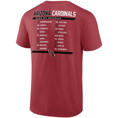 Arizona Cardinals Two-Pack 2023 Schedule T-Shirt Combo Set - Cardinal/White - Fanatics