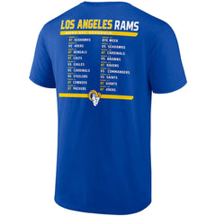 Los Angeles Rams Two-Pack 2023 Schedule T-Shirt Combo Set - Royal/White - Fanatics
