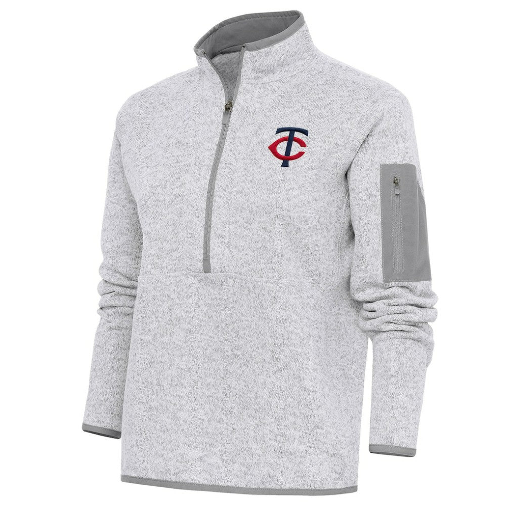 Minnesota Twins Antigua Women's Fortune Quarter-Zip Pullover Jacket Discount