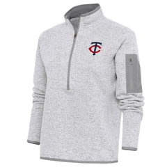 Minnesota Twins Antigua Women's Fortune Quarter-Zip Pullover Jacket Discount