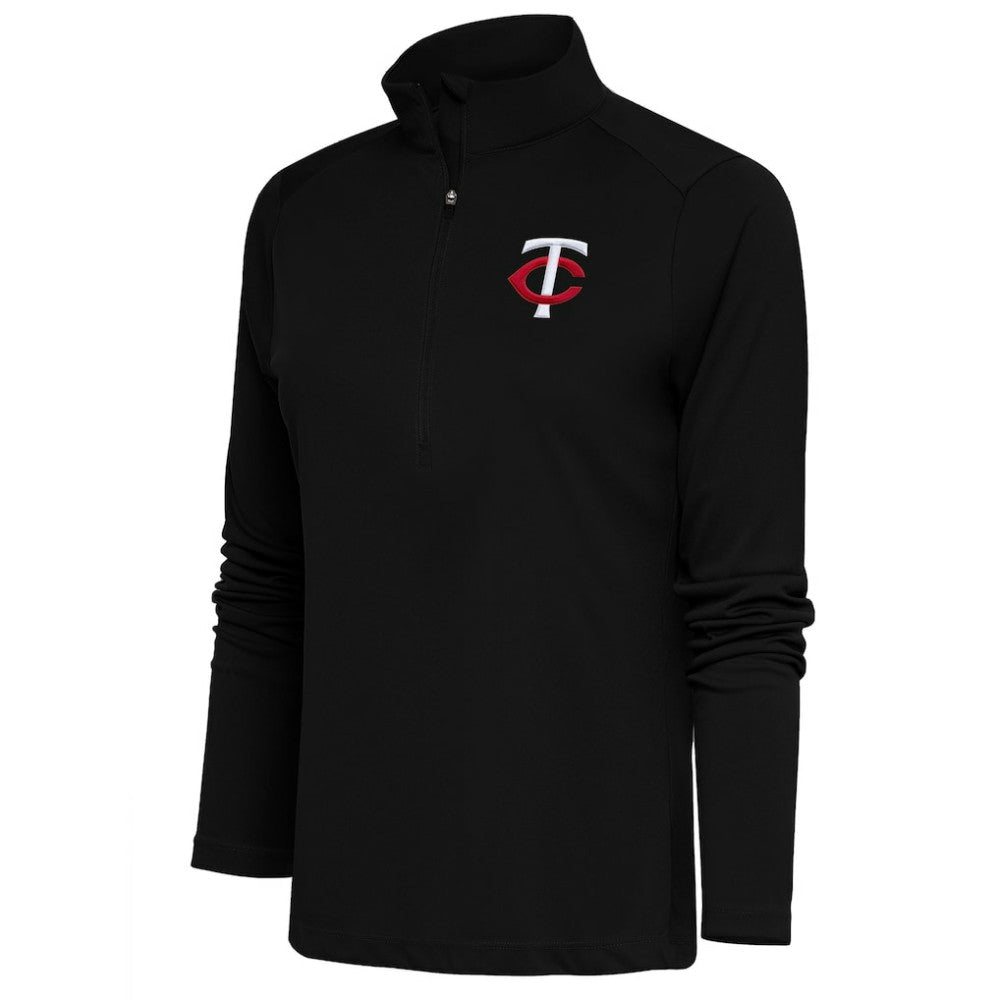 Minnesota Twins Antigua Women's Tribute Half-Zip Pullover Top for sale