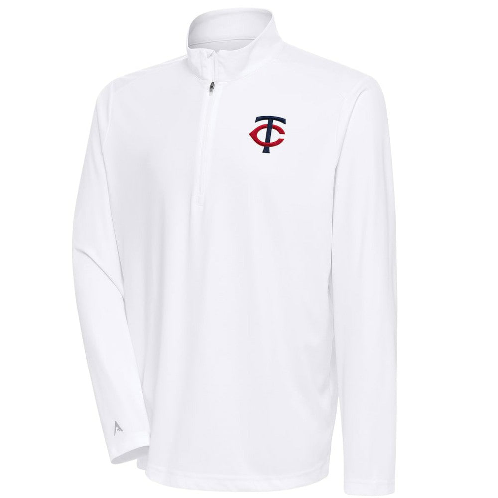 Minnesota Twins Antigua Tribute Quarter-Zip Pullover Top Outlet