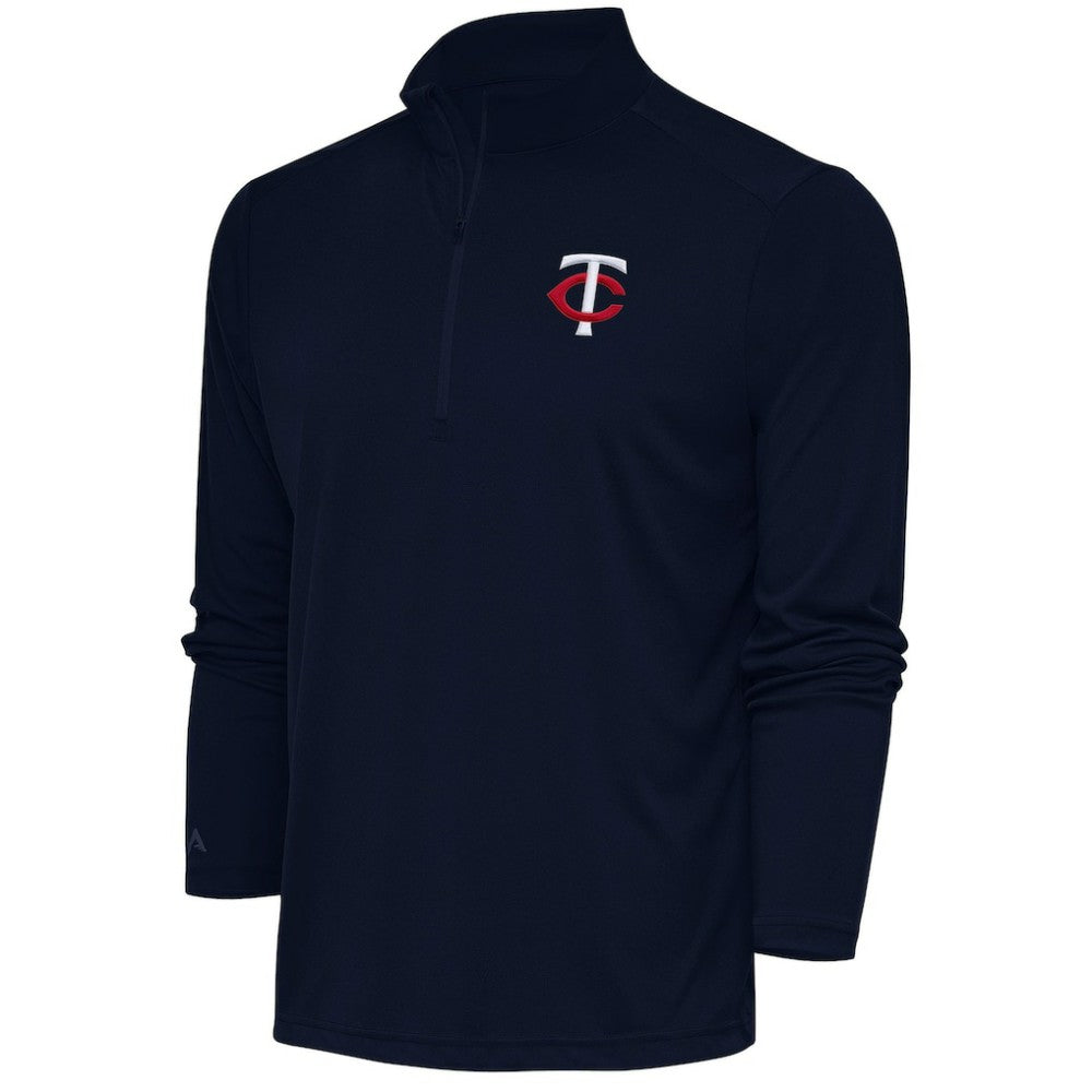 Minnesota Twins Antigua Tribute Quarter-Zip Pullover Top for sale