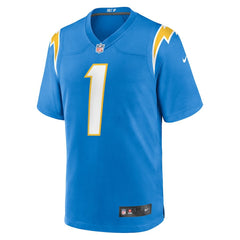 Quentin Johnston Los Angeles Chargers Game Player Jersey - Powder Blue - Nike