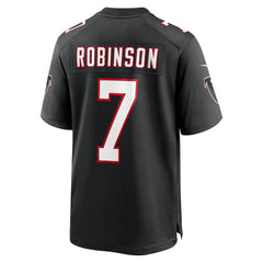 Bijan Robinson Atlanta Falcons Throwback Game Jersey - Black - Nike