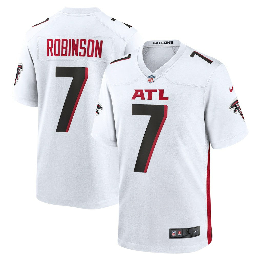 Bijan Robinson Atlanta Falcons Game Jersey - White - Nike