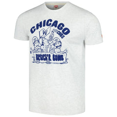 Chicago Cubs Homage Bleacher Bums Hyper Local Tri-Blend T-Shirt Discount
