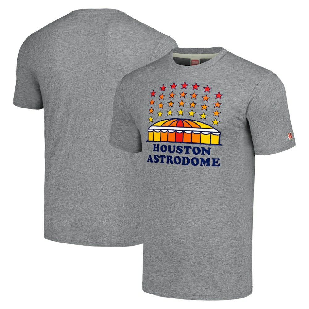 Houston Astros Homage Astrodome Stars Hyper Local Tri-Blend T-Shirt Outlet