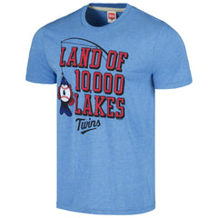 Minnesota Twins Homage Land of 10,000 Lakes Hyper Local Tri-Blend T-Shirt Online