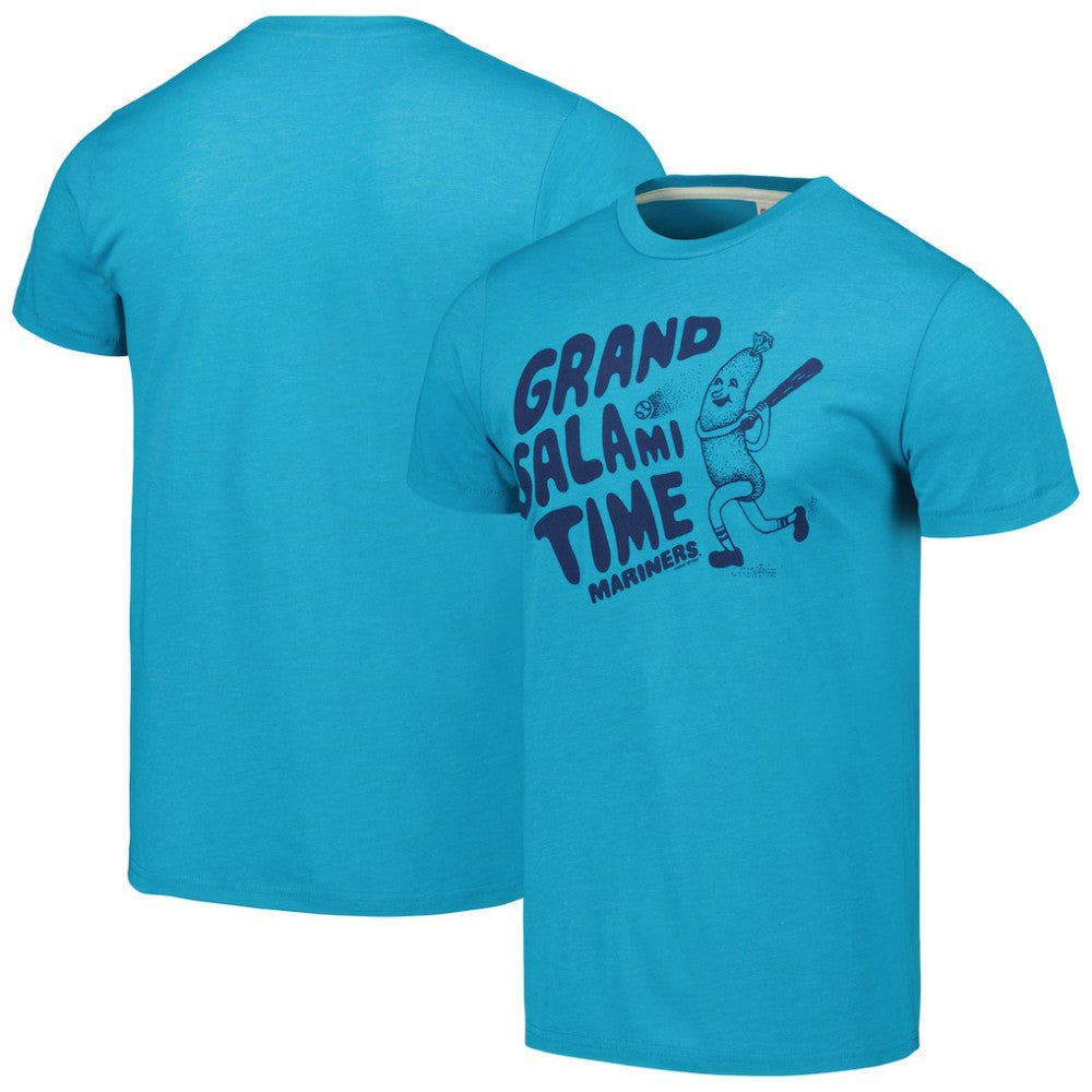 Seattle Mariners Homage Grand Salami Time Hyper Local Tri-Blend T-Shirt Outlet