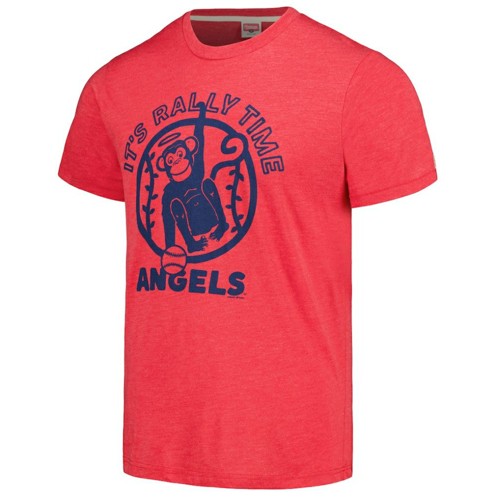 Los Angeles Angels Homage Doodle Collection It's Rally Time Tri-Blend T-Shirt Sale