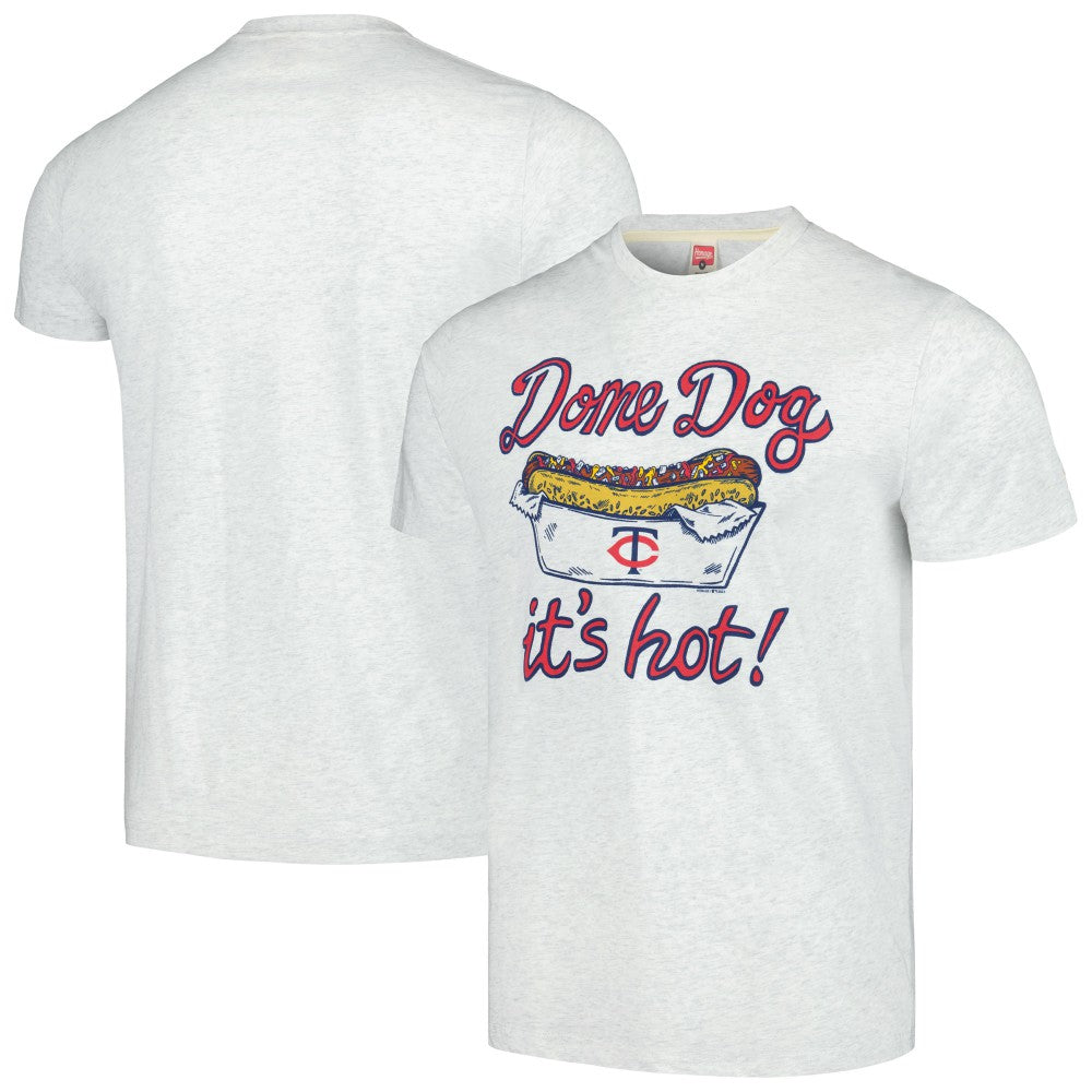 Minnesota Twins Homage Doodle Collection Dome Dog Tri-Blend T-Shirt Outlet